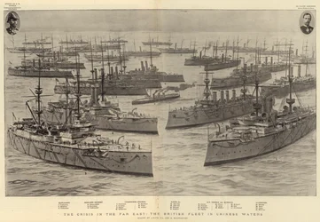 Kryzys na Dalekim Wschodzie, brytyjska flota na chińskich wodach